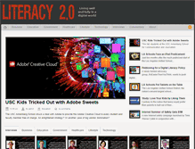 Tablet Screenshot of literacy20.com